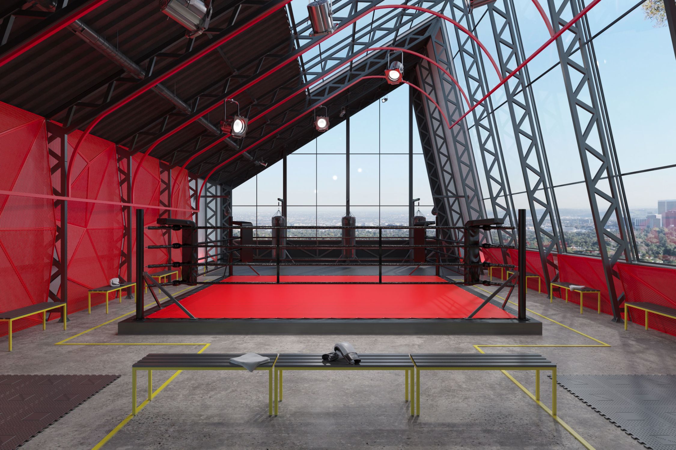 Проекти - Комерційні Обєкти - Red Gym - Фото 1