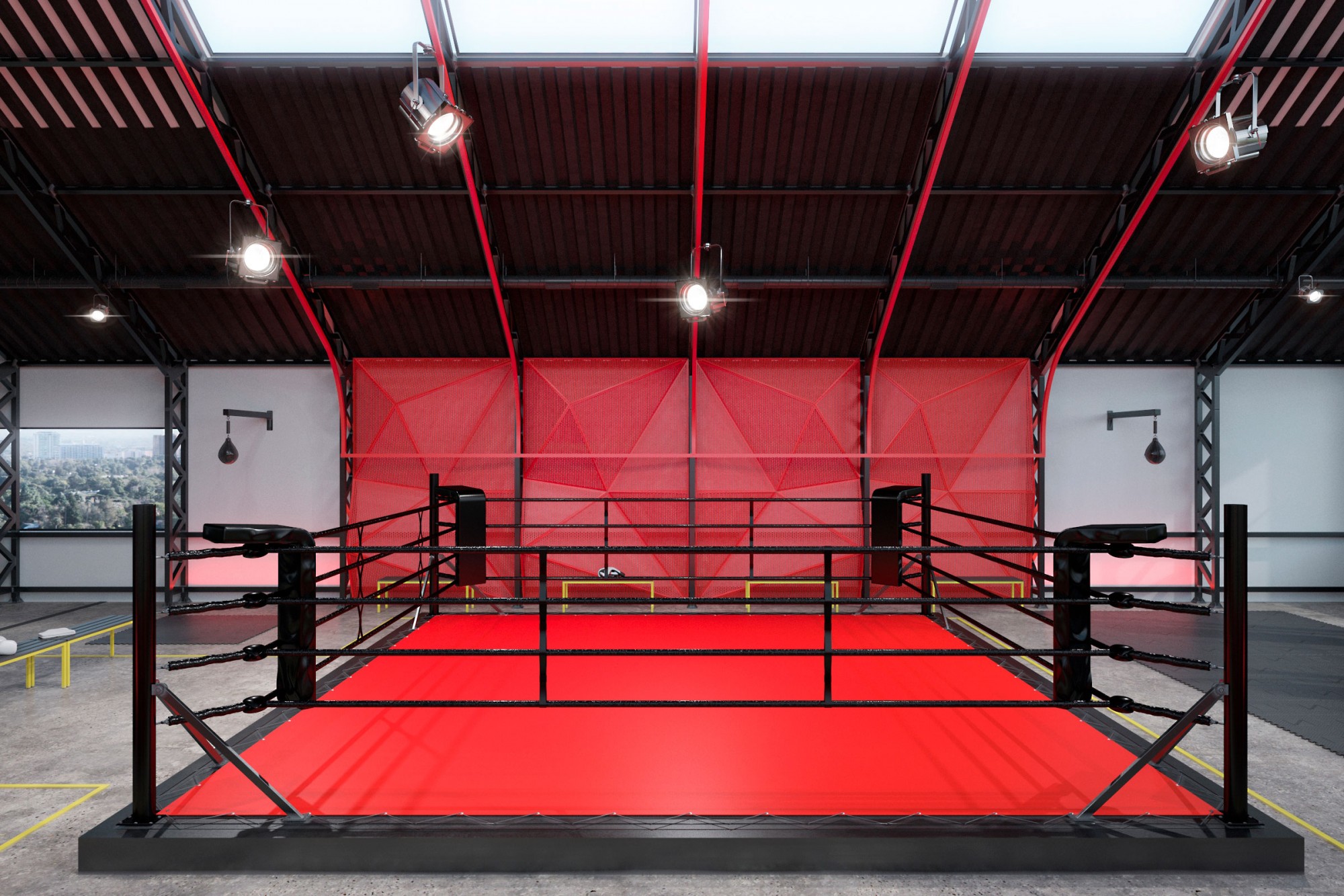 Проекти - Комерційні Обєкти - Red Gym - Фото 3