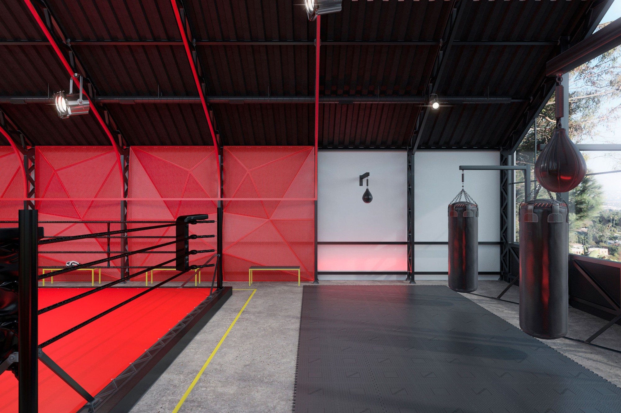 Проекти - Комерційні Обєкти - Red Gym - Фото 5